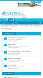 Mobile Screenshot of einvesting.com