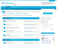 Tablet Screenshot of einvesting.com